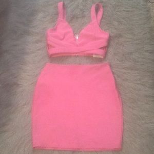 Pink TOBI 2 PC Dress